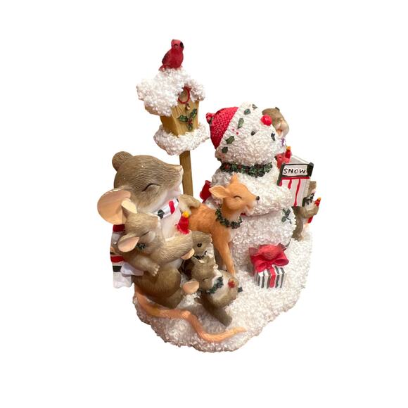 “Singin' Snow Tunes" figurine from the Charming Tails collection by Fitz & Floyd - Picture 6 of 6
